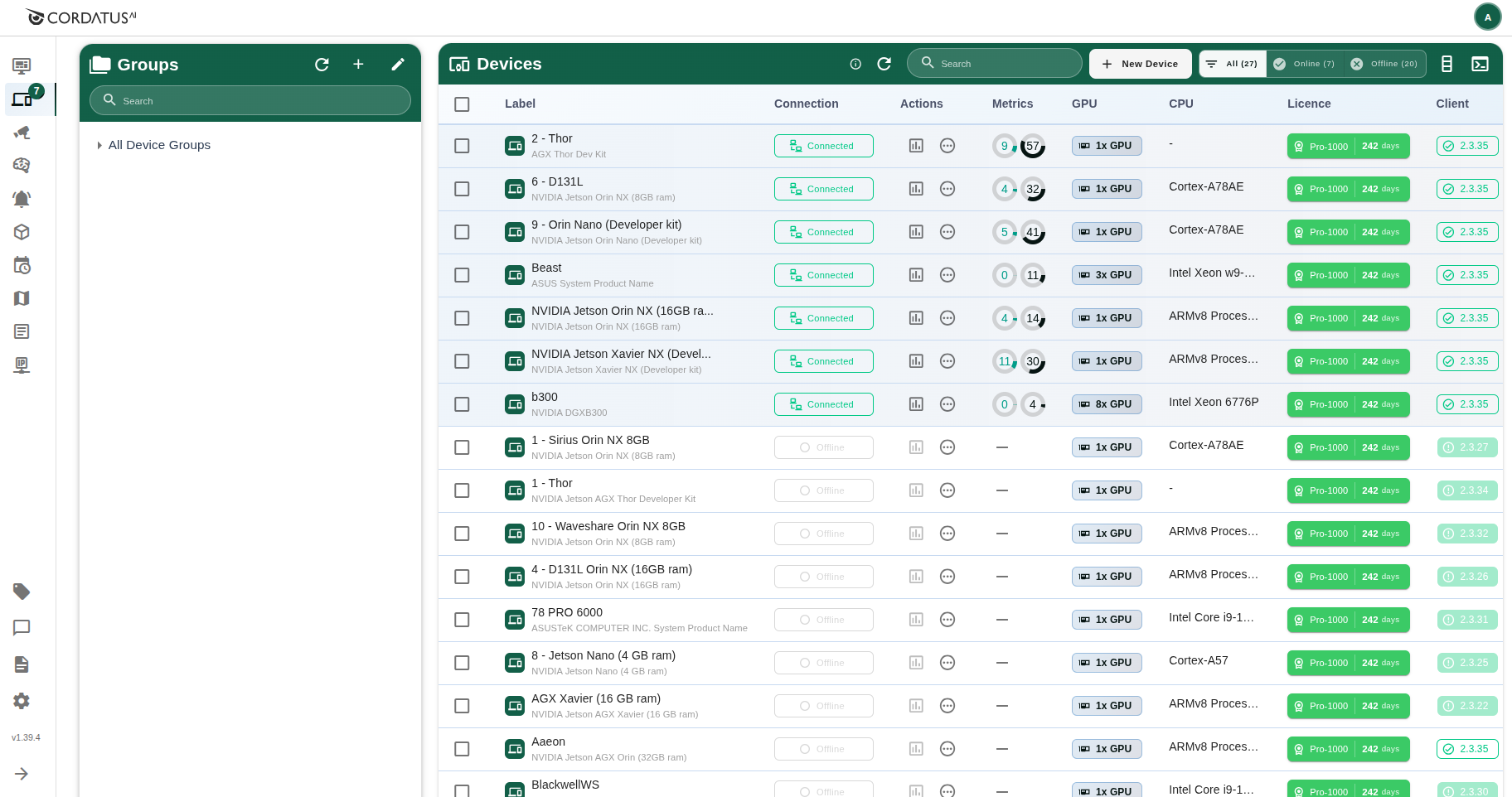Device List