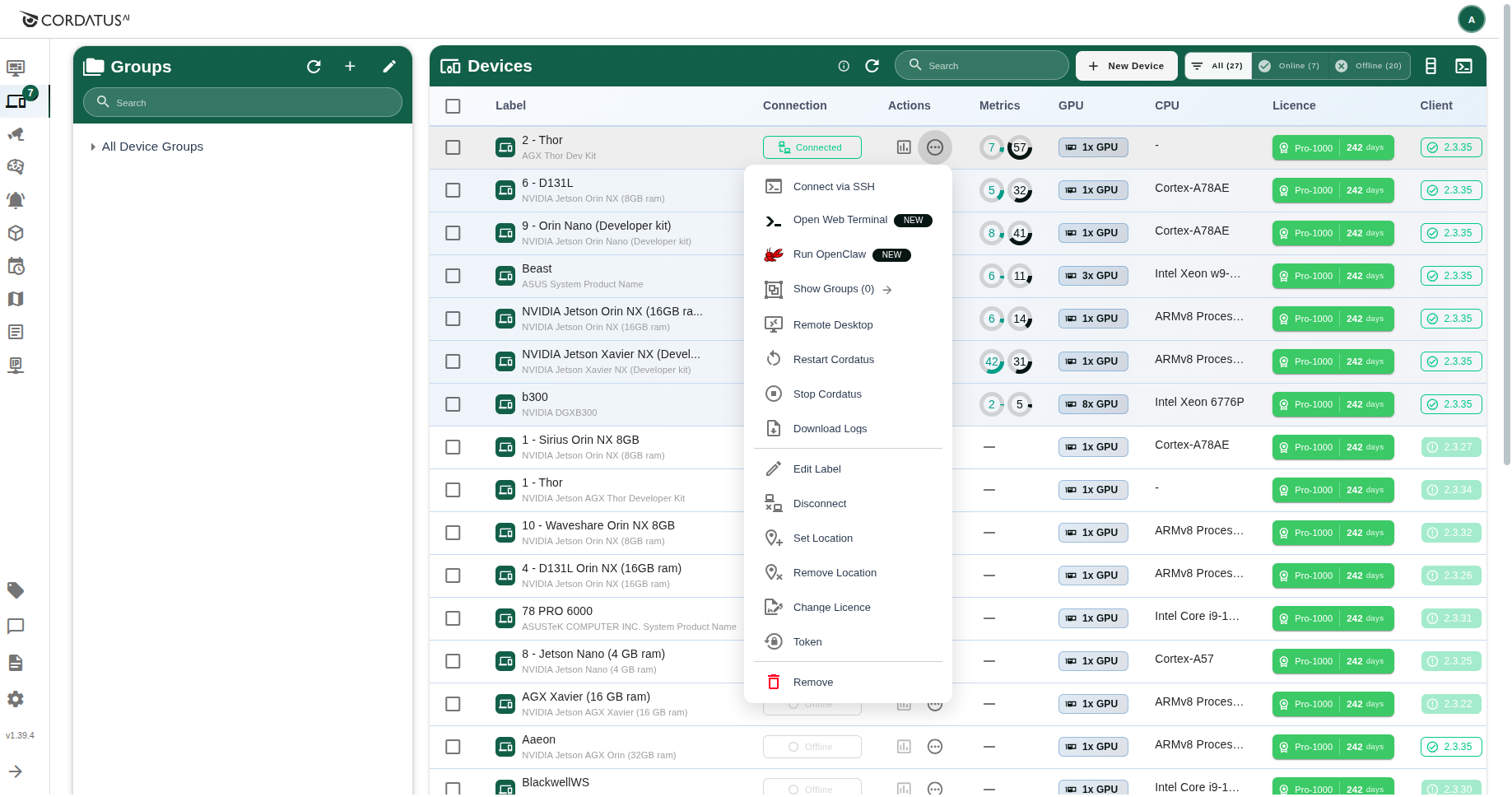 Ellipsis Menu