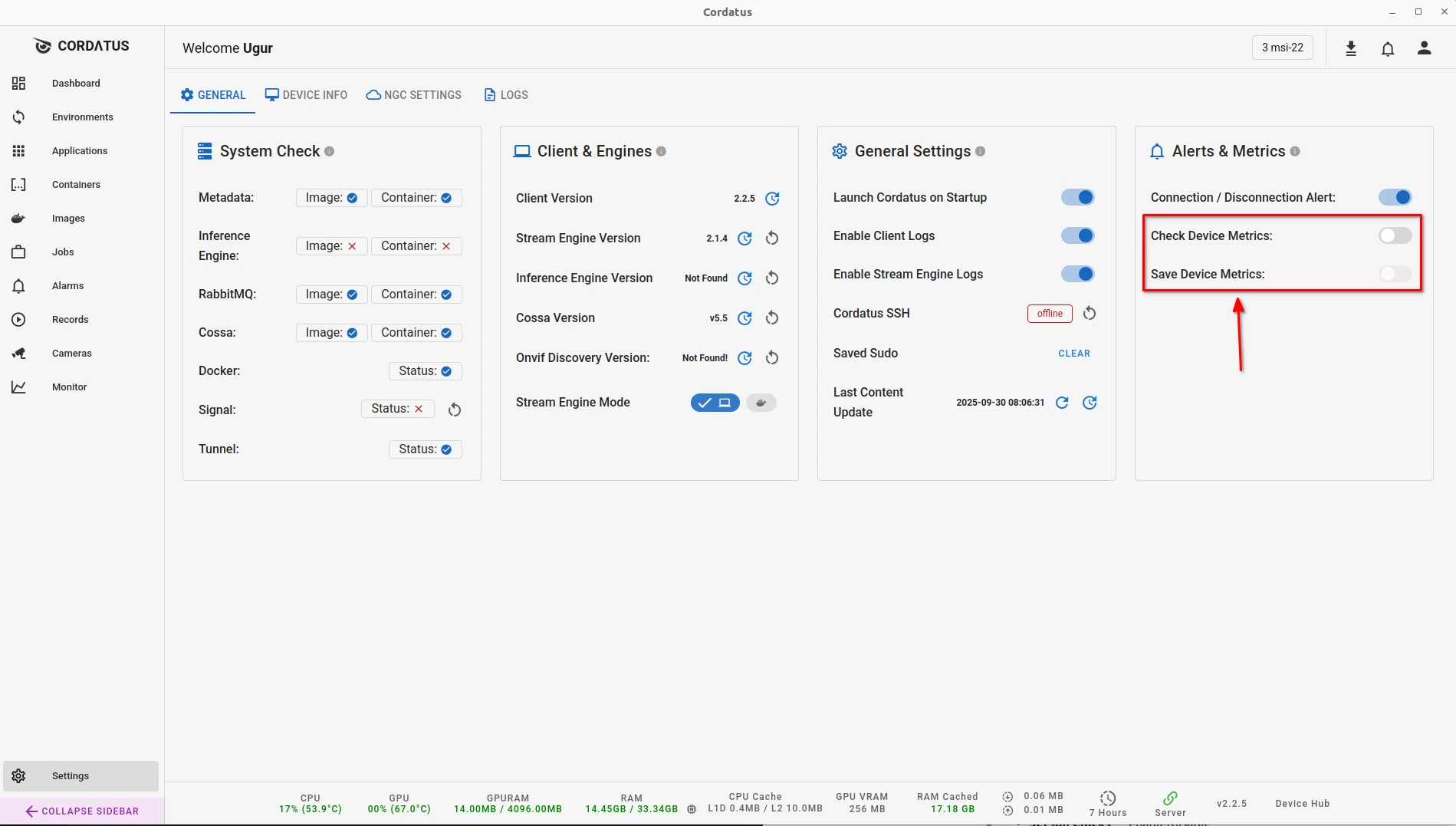 Toggle Metrics Client